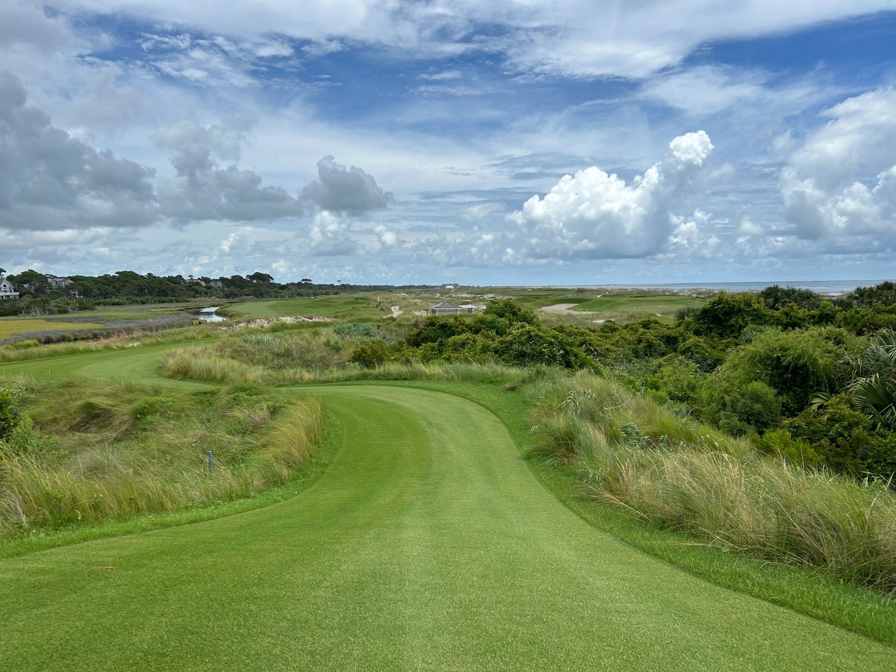 Coastal golf course landscape on Kiawah Island